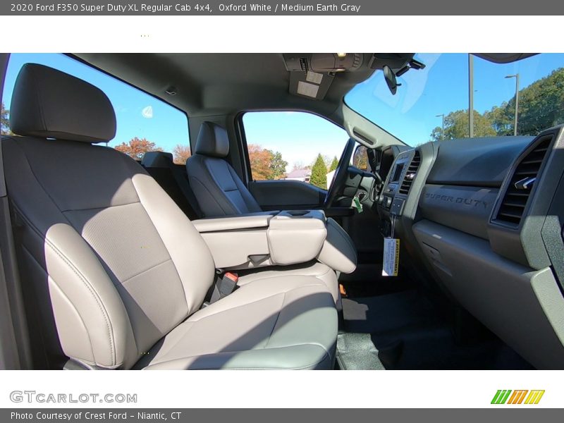 Oxford White / Medium Earth Gray 2020 Ford F350 Super Duty XL Regular Cab 4x4