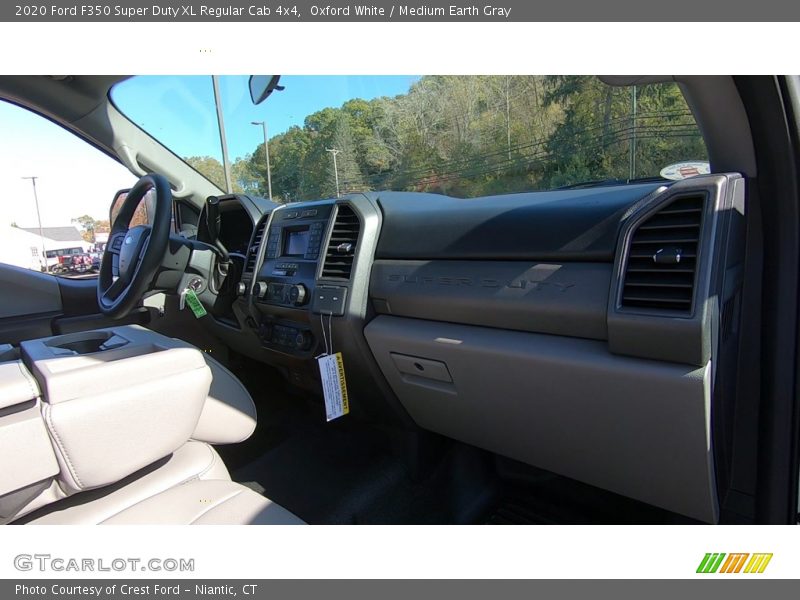 Oxford White / Medium Earth Gray 2020 Ford F350 Super Duty XL Regular Cab 4x4