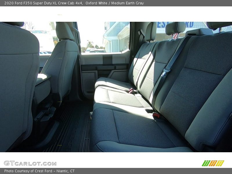 Oxford White / Medium Earth Gray 2020 Ford F350 Super Duty XL Crew Cab 4x4