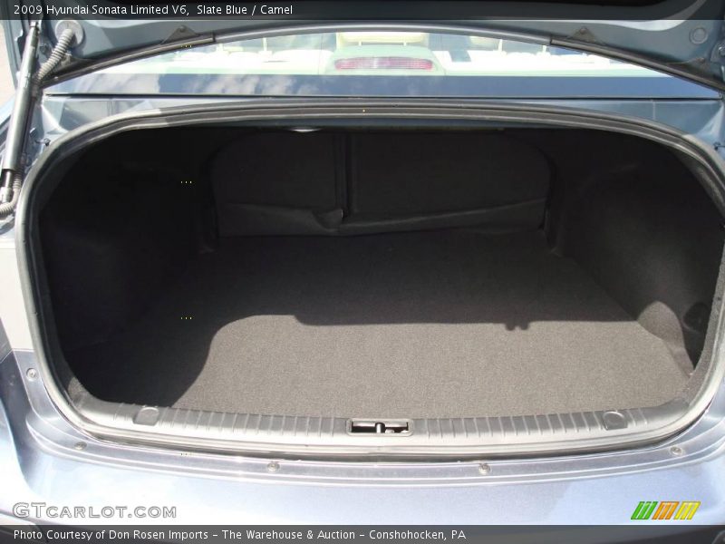 Slate Blue / Camel 2009 Hyundai Sonata Limited V6