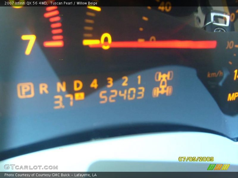 Tuscan Pearl / Willow Beige 2007 Infiniti QX 56 4WD