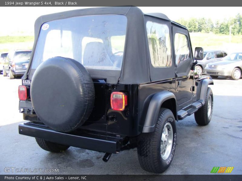 Black / Black 1994 Jeep Wrangler S 4x4