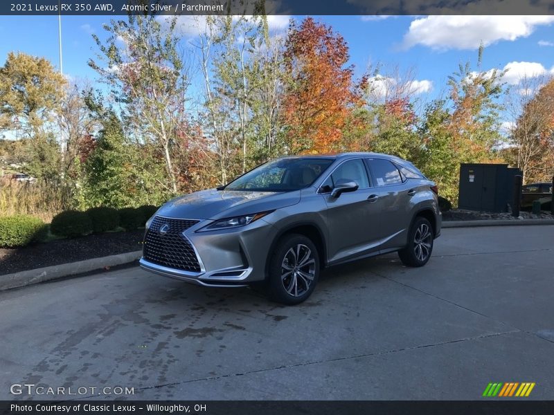Atomic Silver / Parchment 2021 Lexus RX 350 AWD