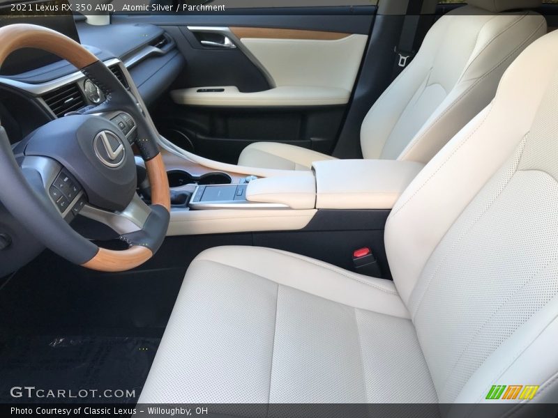 Atomic Silver / Parchment 2021 Lexus RX 350 AWD