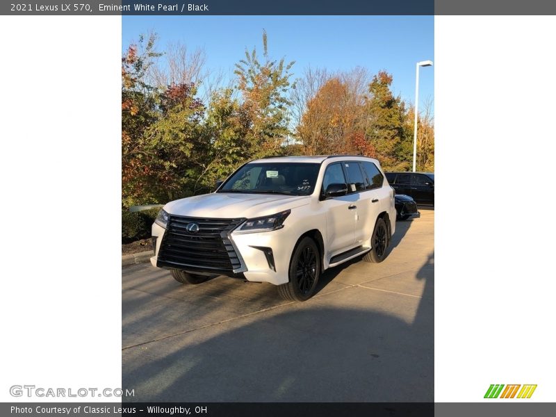 Eminent White Pearl / Black 2021 Lexus LX 570