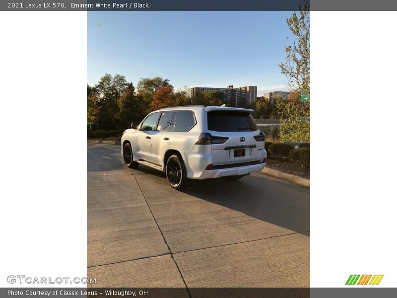 Eminent White Pearl / Black 2021 Lexus LX 570