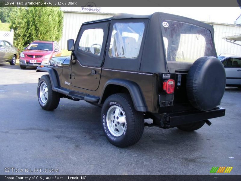 Black / Black 1994 Jeep Wrangler S 4x4