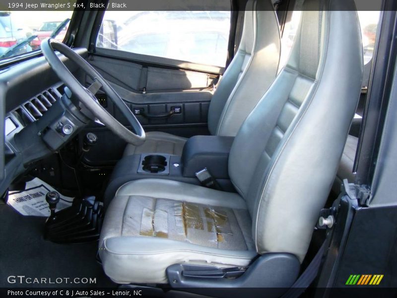 Black / Black 1994 Jeep Wrangler S 4x4