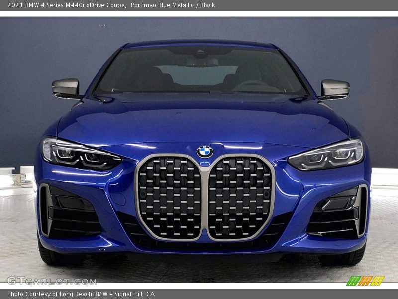 Portimao Blue Metallic / Black 2021 BMW 4 Series M440i xDrive Coupe