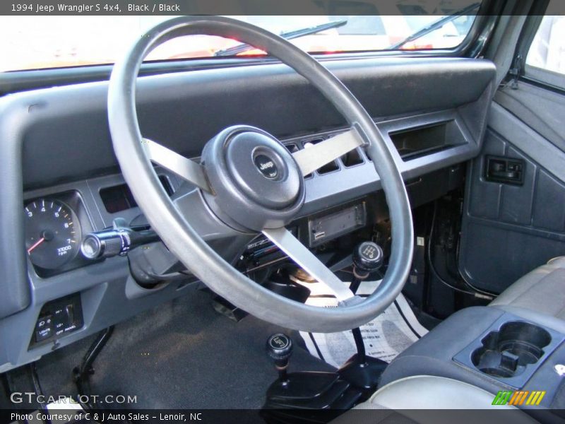 Black / Black 1994 Jeep Wrangler S 4x4
