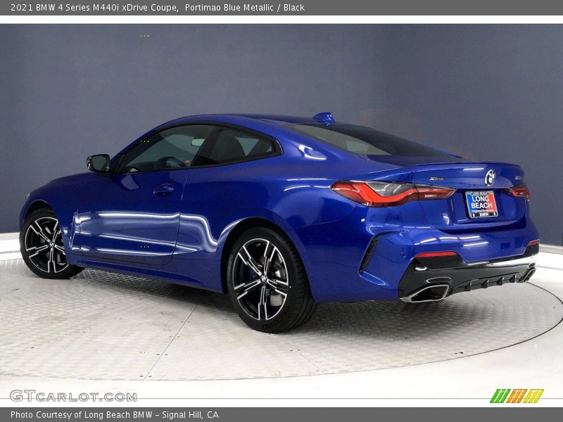 Portimao Blue Metallic / Black 2021 BMW 4 Series M440i xDrive Coupe
