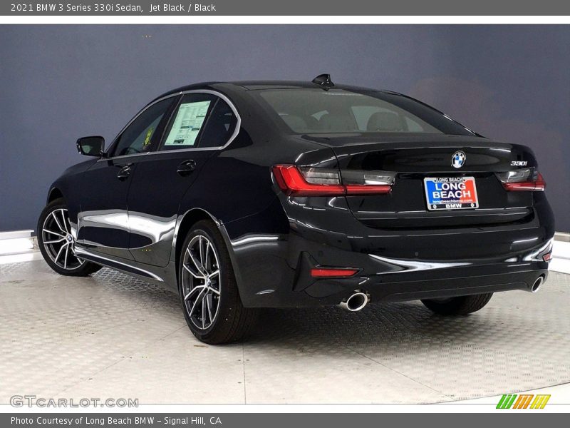 Jet Black / Black 2021 BMW 3 Series 330i Sedan