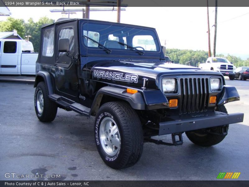 Black / Black 1994 Jeep Wrangler S 4x4
