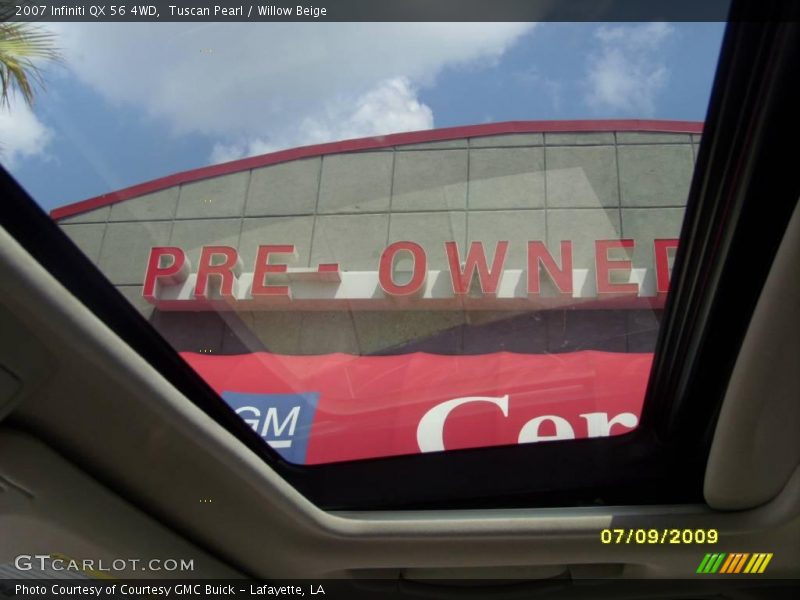 Tuscan Pearl / Willow Beige 2007 Infiniti QX 56 4WD
