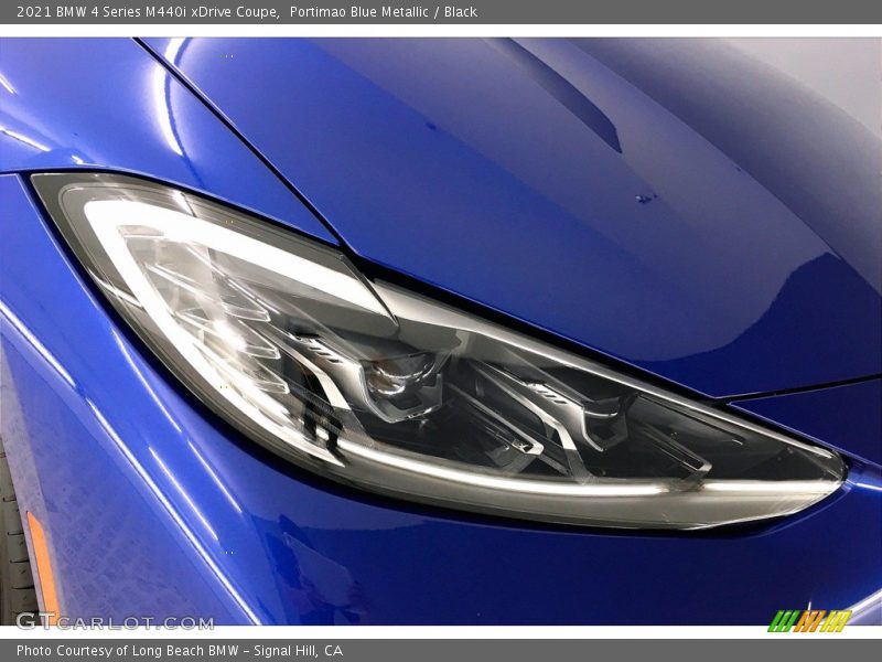 Portimao Blue Metallic / Black 2021 BMW 4 Series M440i xDrive Coupe