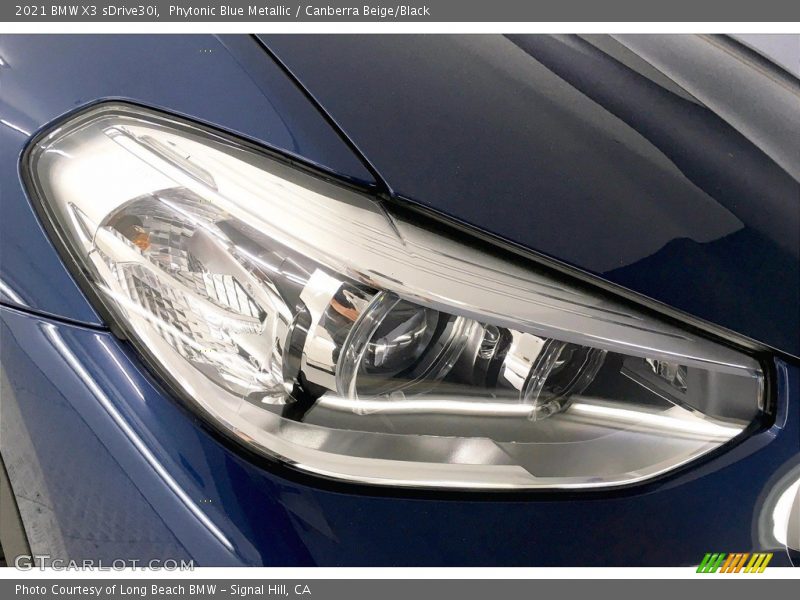 Phytonic Blue Metallic / Canberra Beige/Black 2021 BMW X3 sDrive30i