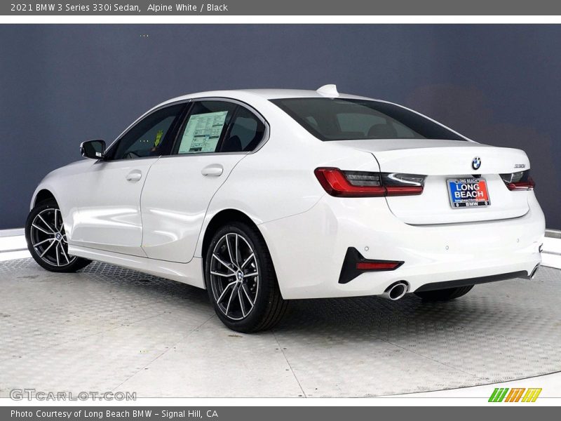 Alpine White / Black 2021 BMW 3 Series 330i Sedan