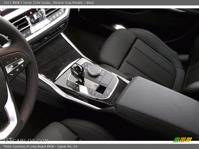 Controls of 2021 3 Series 330e Sedan