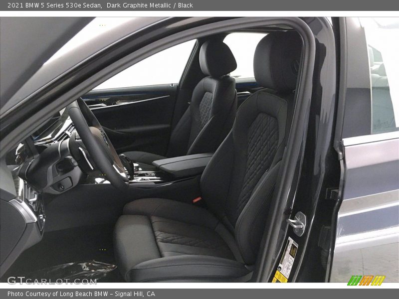  2021 5 Series 530e Sedan Black Interior