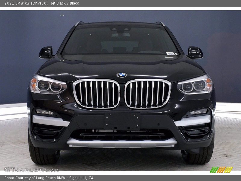 Jet Black / Black 2021 BMW X3 sDrive30i