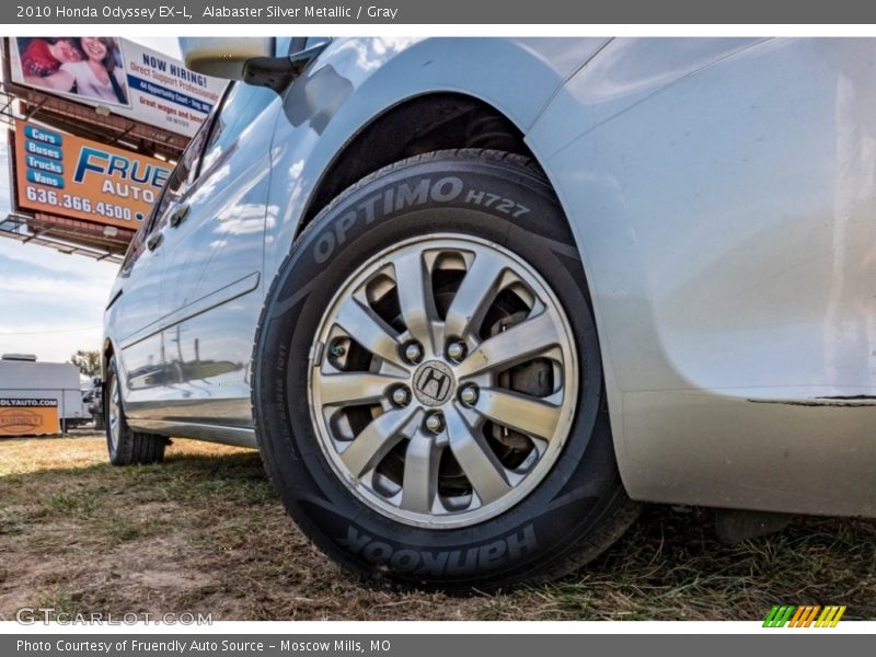 Alabaster Silver Metallic / Gray 2010 Honda Odyssey EX-L