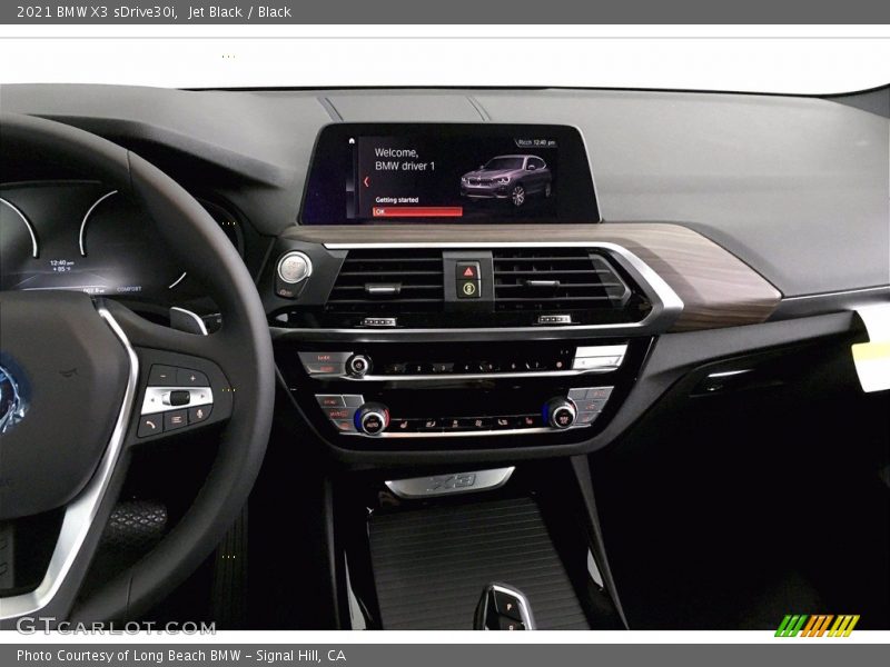 Jet Black / Black 2021 BMW X3 sDrive30i