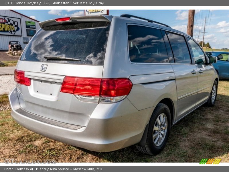 Alabaster Silver Metallic / Gray 2010 Honda Odyssey EX-L