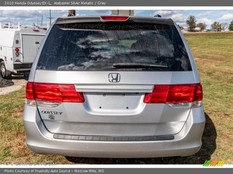 Alabaster Silver Metallic / Gray 2010 Honda Odyssey EX-L