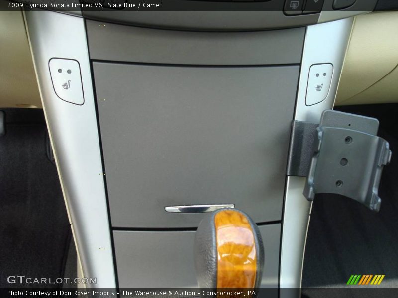 Slate Blue / Camel 2009 Hyundai Sonata Limited V6