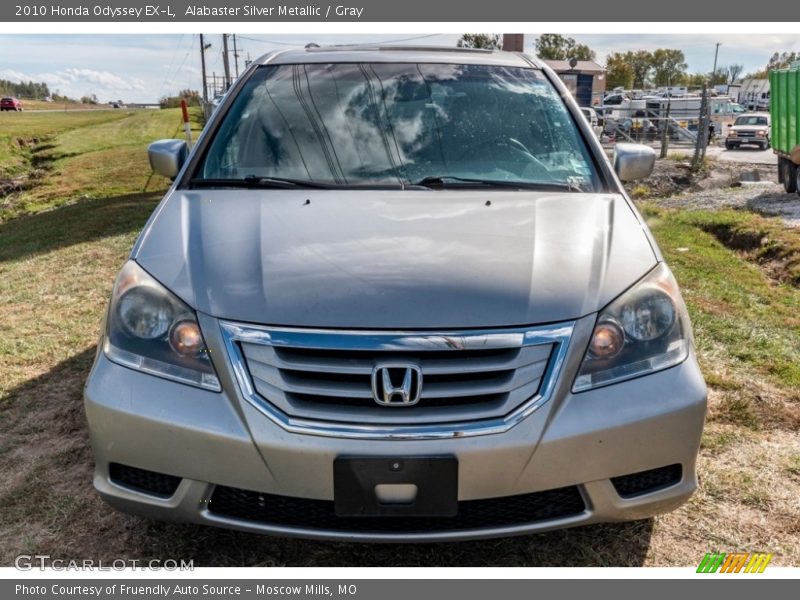 Alabaster Silver Metallic / Gray 2010 Honda Odyssey EX-L