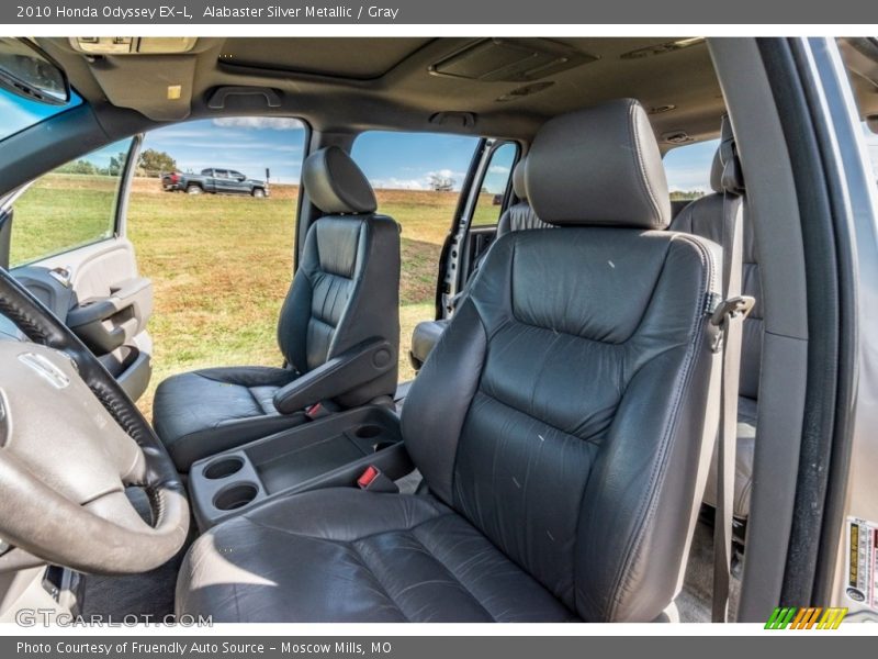 Alabaster Silver Metallic / Gray 2010 Honda Odyssey EX-L