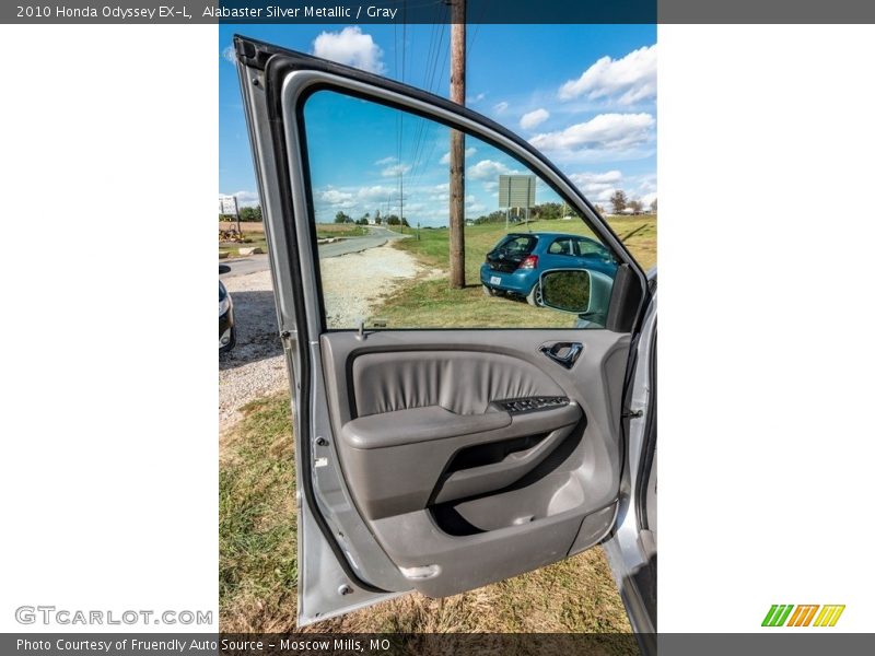 Alabaster Silver Metallic / Gray 2010 Honda Odyssey EX-L