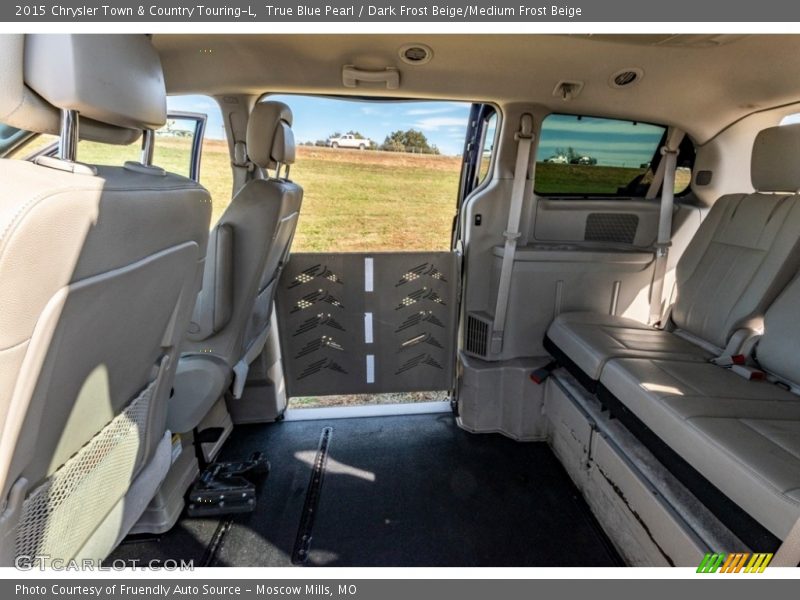 True Blue Pearl / Dark Frost Beige/Medium Frost Beige 2015 Chrysler Town & Country Touring-L