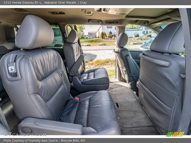 Alabaster Silver Metallic / Gray 2010 Honda Odyssey EX-L