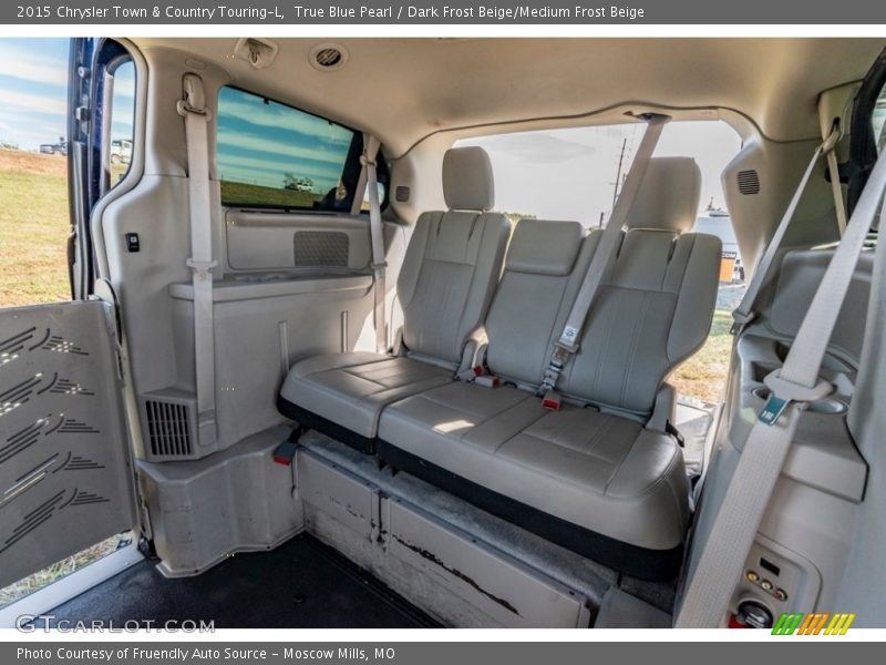 True Blue Pearl / Dark Frost Beige/Medium Frost Beige 2015 Chrysler Town & Country Touring-L