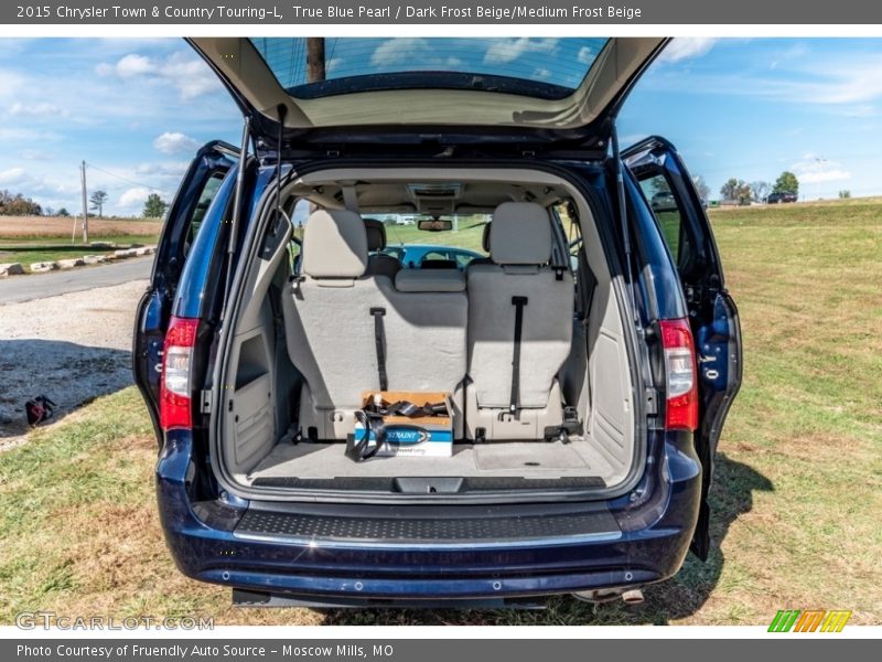True Blue Pearl / Dark Frost Beige/Medium Frost Beige 2015 Chrysler Town & Country Touring-L