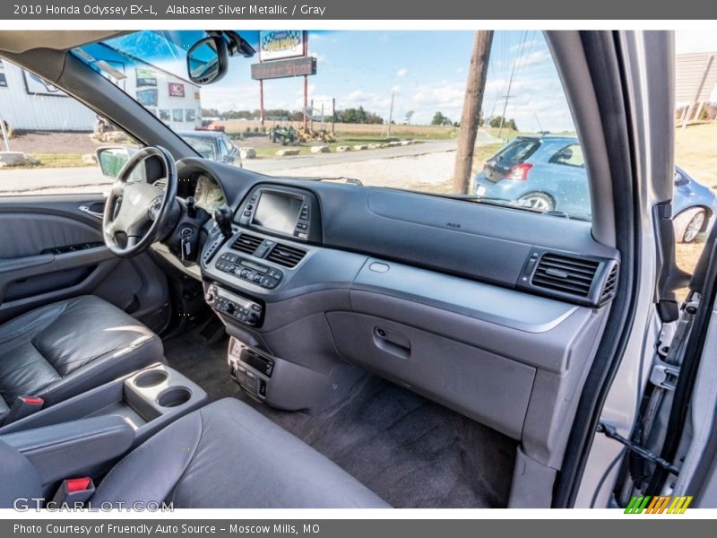Alabaster Silver Metallic / Gray 2010 Honda Odyssey EX-L
