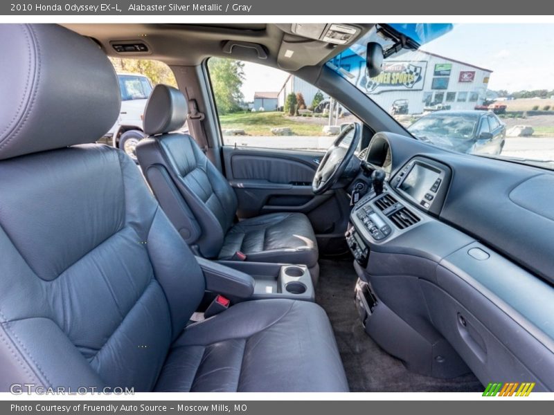 Alabaster Silver Metallic / Gray 2010 Honda Odyssey EX-L