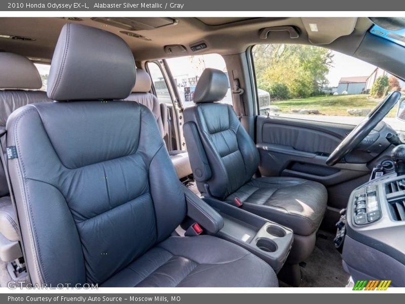 Alabaster Silver Metallic / Gray 2010 Honda Odyssey EX-L