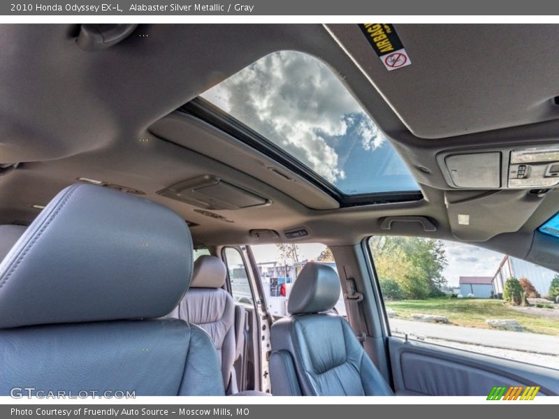 Alabaster Silver Metallic / Gray 2010 Honda Odyssey EX-L