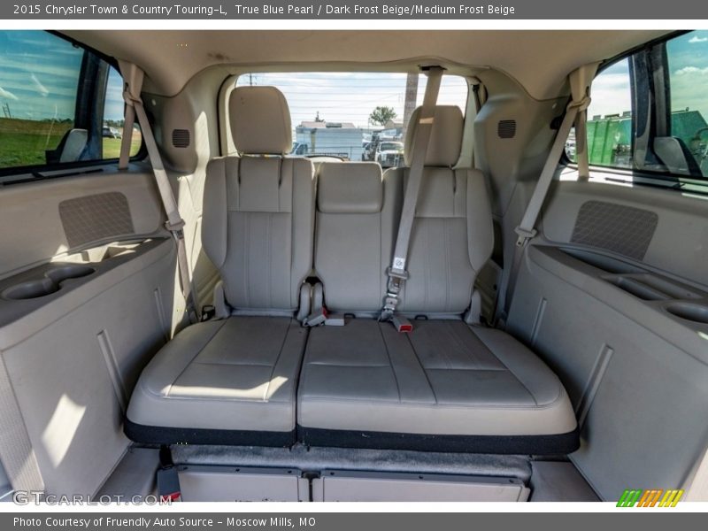 True Blue Pearl / Dark Frost Beige/Medium Frost Beige 2015 Chrysler Town & Country Touring-L