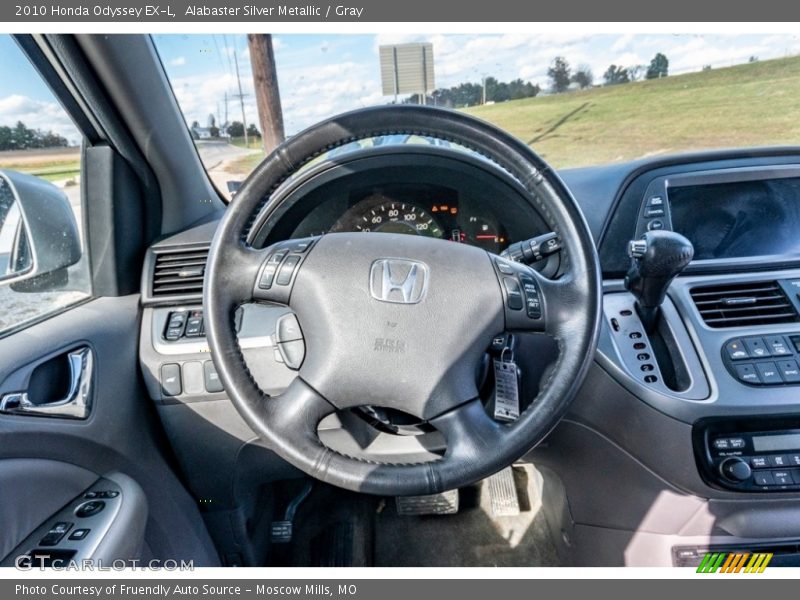 Alabaster Silver Metallic / Gray 2010 Honda Odyssey EX-L