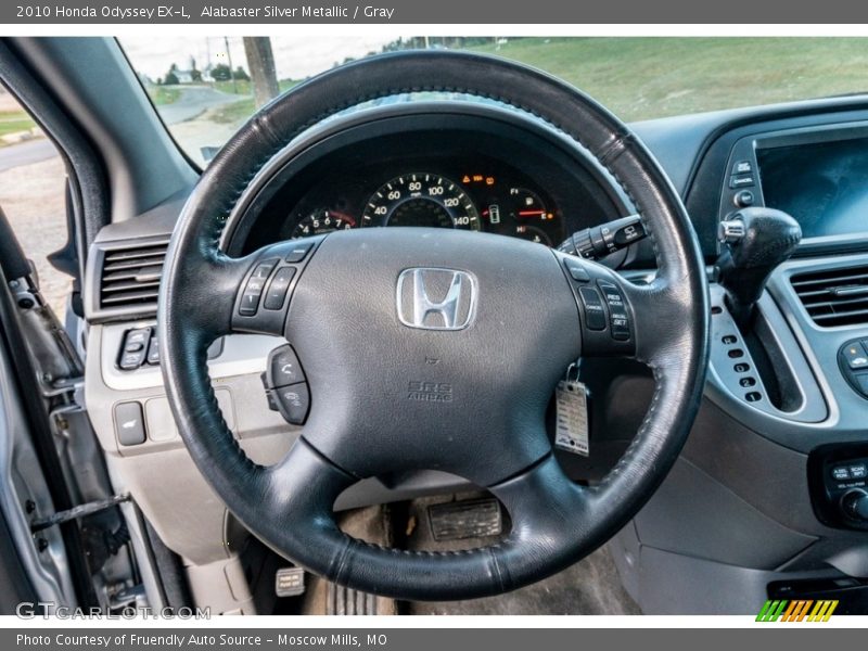 Alabaster Silver Metallic / Gray 2010 Honda Odyssey EX-L