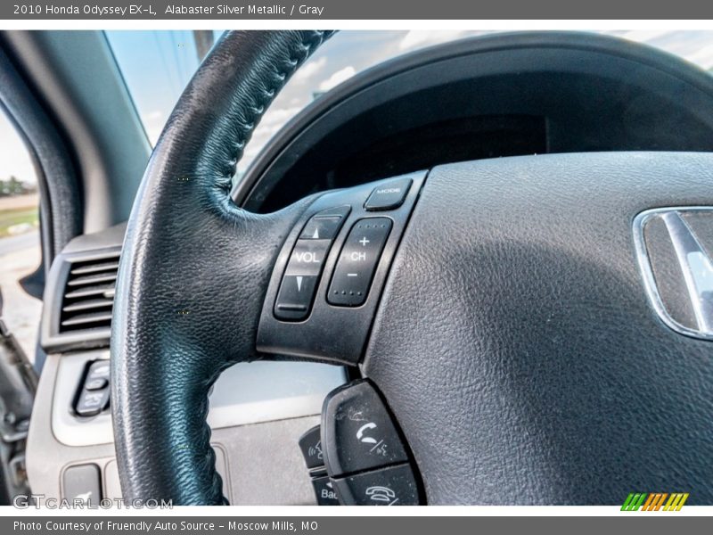 Alabaster Silver Metallic / Gray 2010 Honda Odyssey EX-L