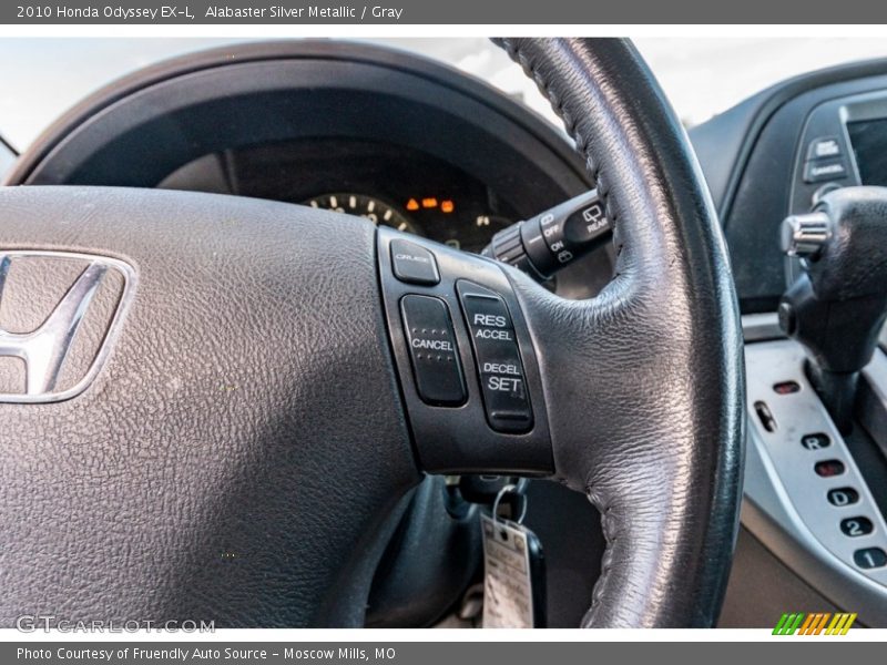 Alabaster Silver Metallic / Gray 2010 Honda Odyssey EX-L