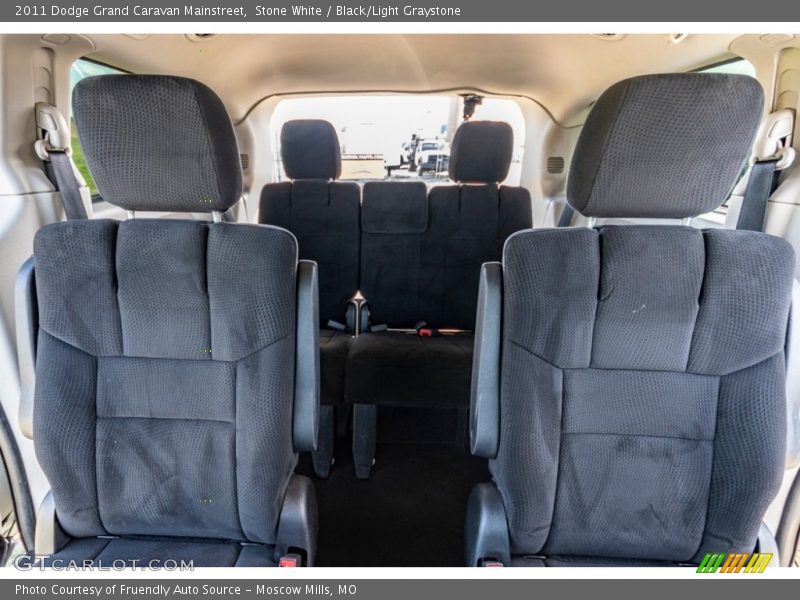 Stone White / Black/Light Graystone 2011 Dodge Grand Caravan Mainstreet