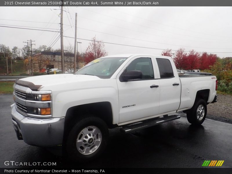 Summit White / Jet Black/Dark Ash 2015 Chevrolet Silverado 2500HD WT Double Cab 4x4
