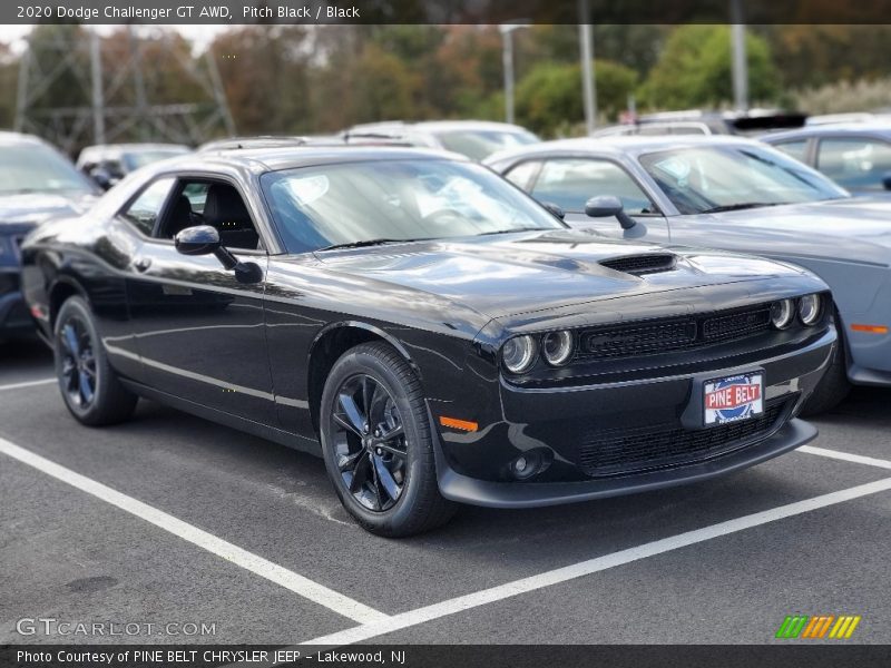 Pitch Black / Black 2020 Dodge Challenger GT AWD