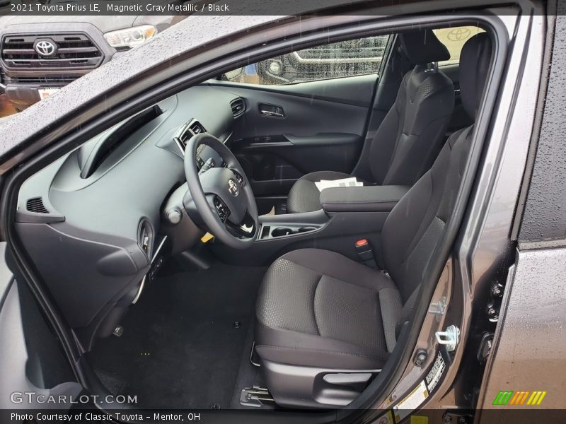  2021 Prius LE Black Interior