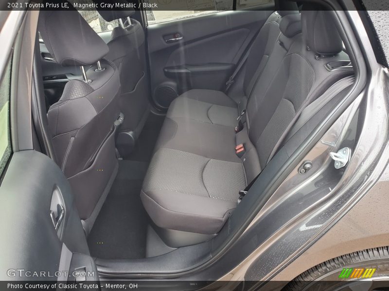 Rear Seat of 2021 Prius LE